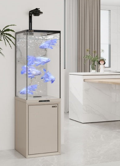 VERTICAL AQUARIUM - IDEAL FOR ANGEL AND DISCUSS FISH -100 LITRES PLUS SUMP 20 LITRES - MODEL ZBF 400